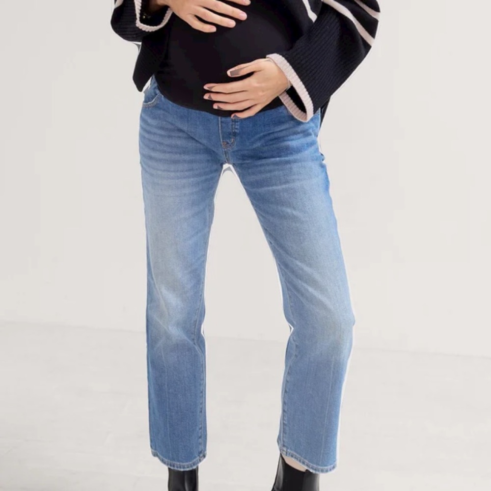 Hatch over the bump maternity jeans